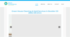 Desktop Screenshot of cleanconscience.com