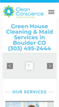 Mobile Screenshot of cleanconscience.com